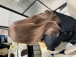 カラー ロング 縮毛矯正/髪質改善 特化/冨島智基のヘアスタイル