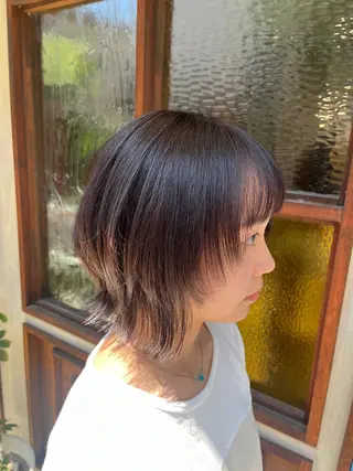 ミディアム カラー ツヤカラー🫧Sae ネイルモデル募集中のヘアスタイル