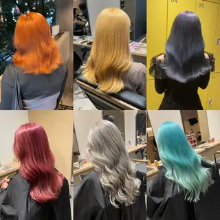 セミロング カラー 渋谷/フェード/ 國分 翔のヘアスタイル