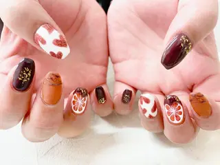 セミロング ネイル ビアンカ金町店 中島 せり菜のネイルデザイン