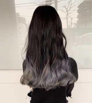 ロング カラー 杉田 健太のヘアスタイル