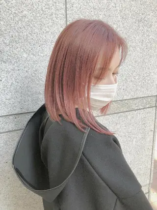 ミディアム ヘアアレンジ カラー GiseL 博多 ジゼル　博多のヘアスタイル