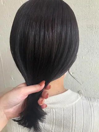 ミディアム カラー hisano / ハイトーン･透明感のヘアスタイル