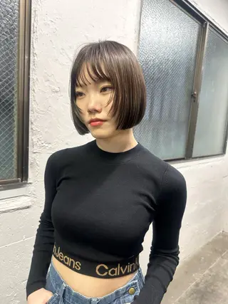 ショート ハッシュカット🎀 レイヤーカットのヘアスタイル