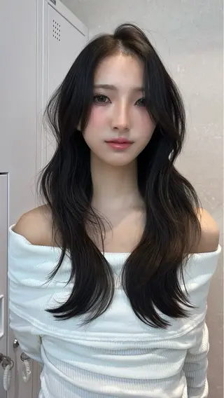 ロング 韓国ヘア/ マナミ🇰🇷🩶のヘアスタイル