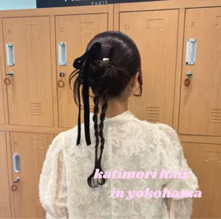 ヘアアレンジ 🎼艶感カラー ヘアメ たま🎀のヘアスタイル