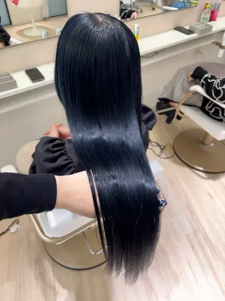 ロング カラー ParveMix 岡本えりかのヘアスタイル