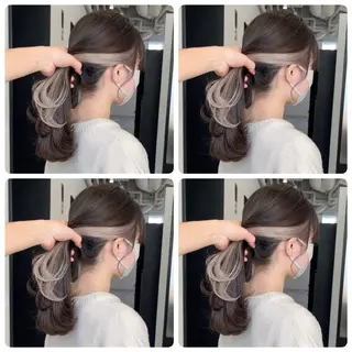 セミロング モテ髪透明感カラー 💙髙良恵美👑のヘアスタイル