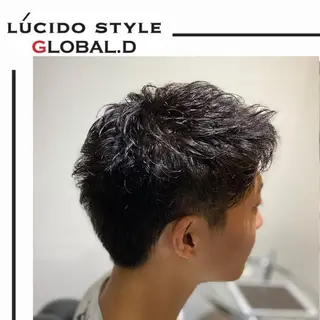 ショート カラー パーマ ヘアアレンジ メンズ キッズ ✂︎ショート、ボブ、 レイヤー🩵YUMIのヘアスタイル