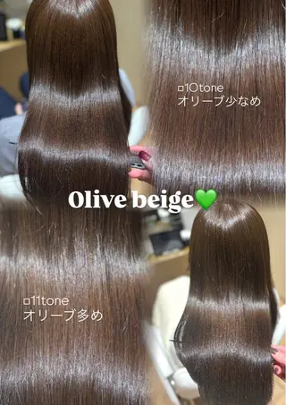 セミロング 中島愛佳🐥⸒⸒ 縮毛矯正/艶髪カラーのヘアスタイル