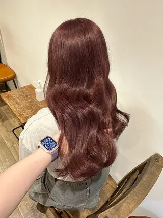 ロング カラー ヘアアレンジ Himawari♡ 柔らかいカラーのヘアスタイル