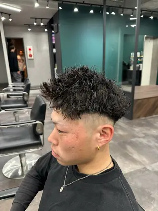ショート パーマ メンズ ！メンズ特化！ 田中健輔のヘアスタイル
