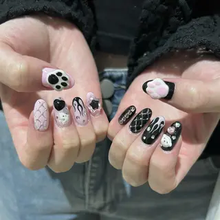 ネイル パラあり！フィルイン 美フォルムのネイルデザイン