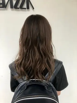 セミロング カラー 東條 克義のヘアスタイル