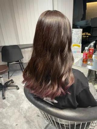 ロング カラー 🩶無料カットモデル 🩶銀座/akaneのヘアスタイル