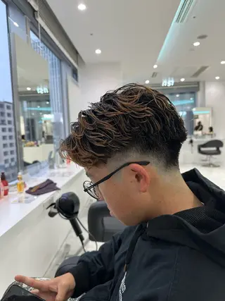 パーマ メンズ 🐺韓国風メンズ特化 あさひ🐺のヘアスタイル