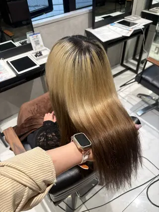 セミロング ﾊﾙｶ🌷ﾅﾁｭﾗﾙ 盛れ/ﾚｲﾔｰｶｯﾄのヘアスタイル