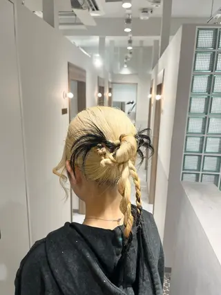 セミロング 大宮レイヤーカット× 透明感カラー　rioのヘアスタイル