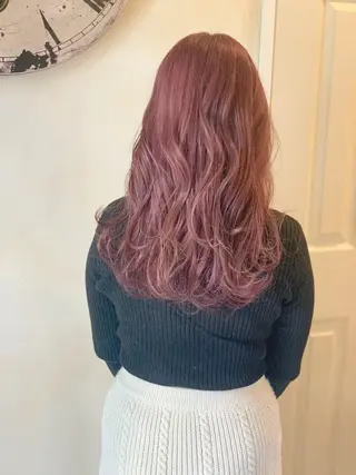 セミロング カラー 古田 昂也のヘアスタイル