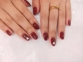 ネイル はばすみれ🎀ﾈｲﾙ 光ﾌｪｲｼｬﾙ ﾍｱのネイルデザイン