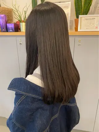 セミロング ente im所属・上田 あやか🌱髪質改善✨のヘアスタイル