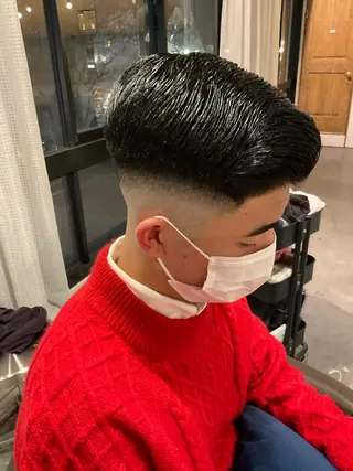 ショート メンズ ∮フェードスタイル∮ 加藤嘉陛のヘアスタイル