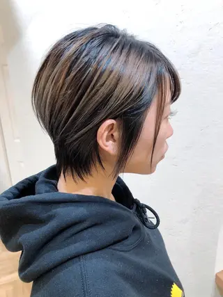 ショート カラー パーマ Londideal 高橋ヒロシのヘアスタイル