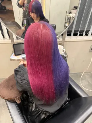 ロング ななみ/博多/ ブリーチ/髪質改善のヘアスタイル