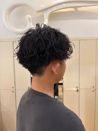 パーマ メンズ 中村 彩奈のヘアスタイル