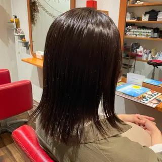 セミロング カラー 木宮 美緒のヘアスタイル