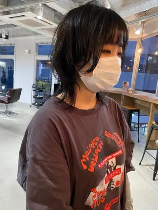 ミディアム KOOKI スティードトーキョーのヘアスタイル