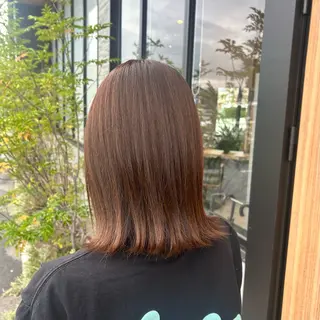 カラー 馬場 美咲のヘアスタイル