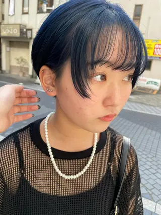 ショート カラー ナチュラル透明感🌱 小山美樹子のヘアスタイル