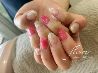 ネイル フルリール 【プライベートサロンのネイルデザイン
