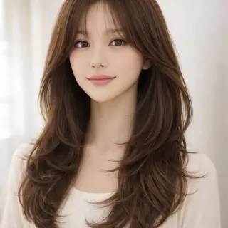 ロング カラー 髪質改善/透明感 カラー/松尾美南海のヘアスタイル