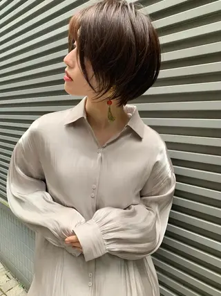 ショート ショート特化美容師 大阪京橋　大本　渉のヘアスタイル