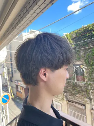 ショート カラー メンズ 【町田のパーマ職人】 颯太のヘアスタイル