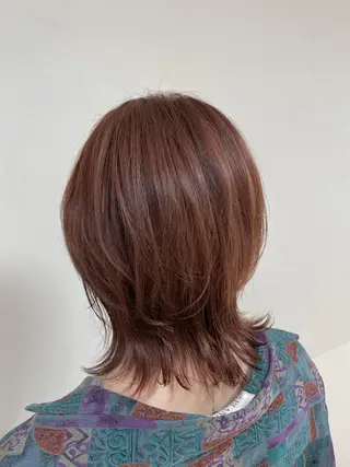 ミディアム カラー ヘアアレンジ 【Sweep】おじま のぞみのヘアスタイル
