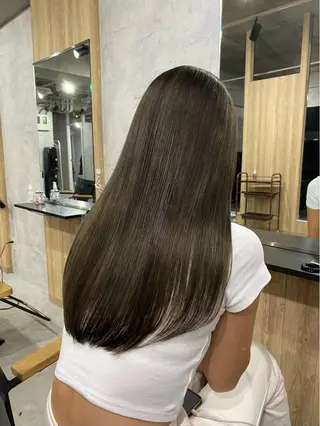 ロング カラー ヘアアレンジ 韓国レイヤー/ 顔周り💕田中将吾のヘアスタイル