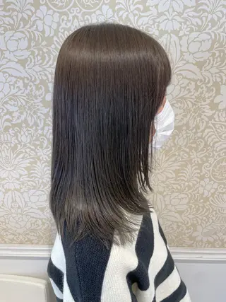 ミディアム カラー 髪質改善カラー💎 オオネヨシナリのヘアスタイル