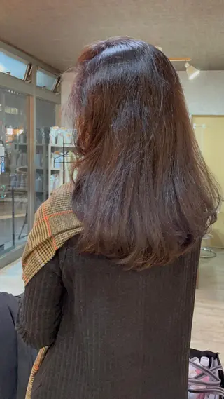 ロング カラー ヘアアレンジ 🫧ヒシダアキ taboo.i🫧のヘアスタイル
