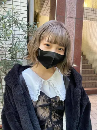 ショート 🍋暖色カラーヘアア レンジniina🍋のヘアスタイル