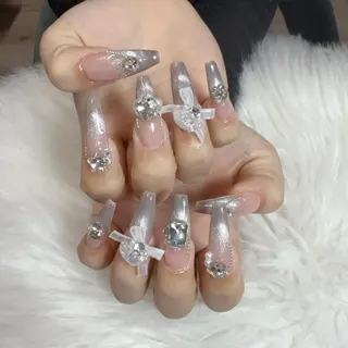 ネイル 🎀nana🫧 ワンホンネイル🎀のネイルデザイン