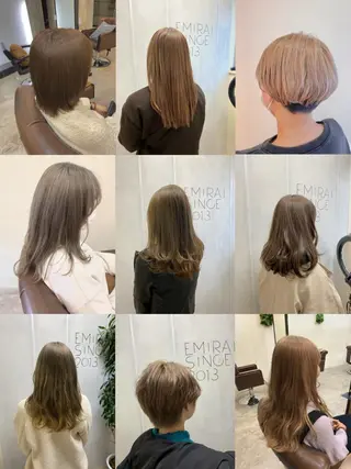 ミディアム カラー 🟢NEGi🟣 🫧髪質改善のヘアスタイル