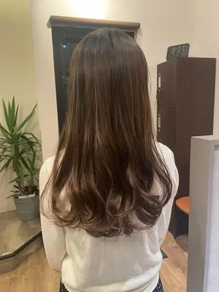 ロング 安倍 辰哉のヘアスタイル