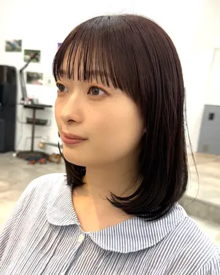 ショート カラー レイヤー🩰顔まわり /透明感/kanaのヘアスタイル