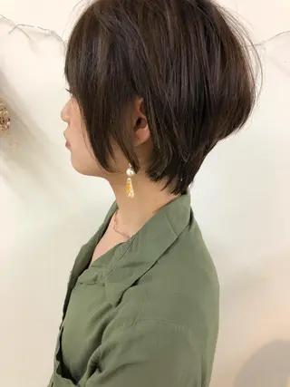 ショート カラー タナカ タクヤのヘアスタイル