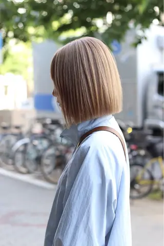 ミディアム カラー joh/メンズ/ ブリーチ/矢場町のヘアスタイル