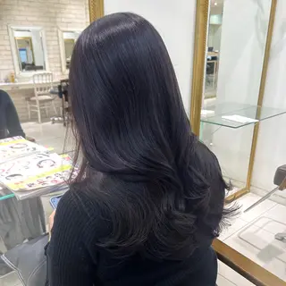 ロング カラー 透明感カラー 古山 結季🌙🖤のヘアスタイル