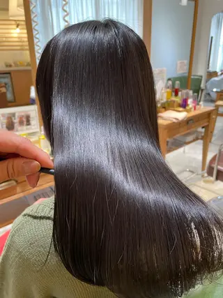 ロング パーマ 過去一の柔髪ヘア 🌿einshairのヘアスタイル
